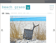 Tablet Screenshot of beachgrassshop.com